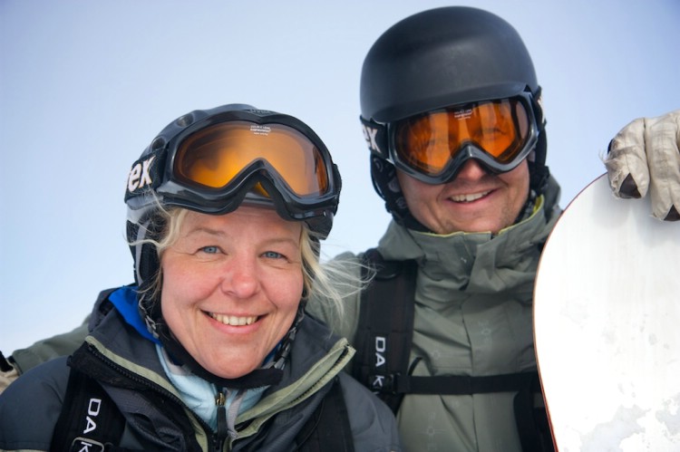 Finnish Freeride Team Heliski Riksgränsen 18 april 2009. Foto: Carl Lundberg